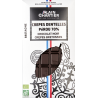 Tablette chocolat noir bio artisanal, Pérou 70% crêpes dentelles| Alain CHARTIER