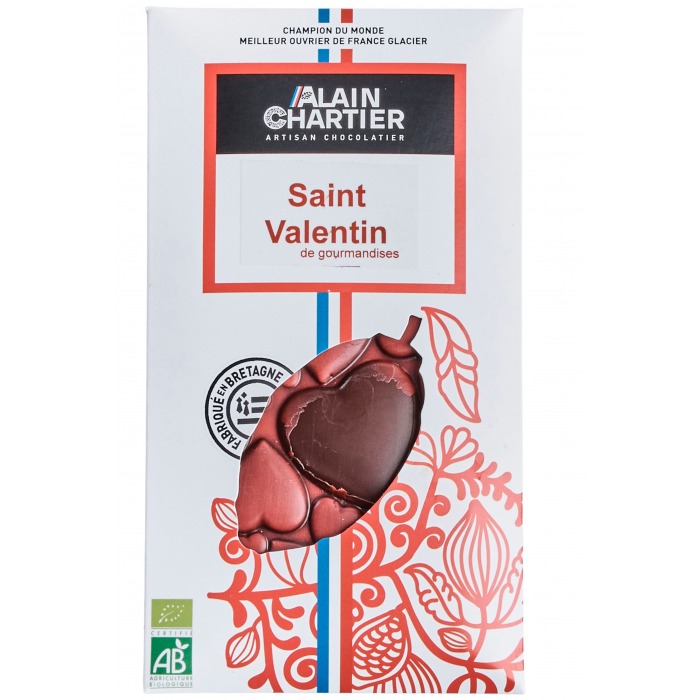 Tablette chocolat Saint Valentin