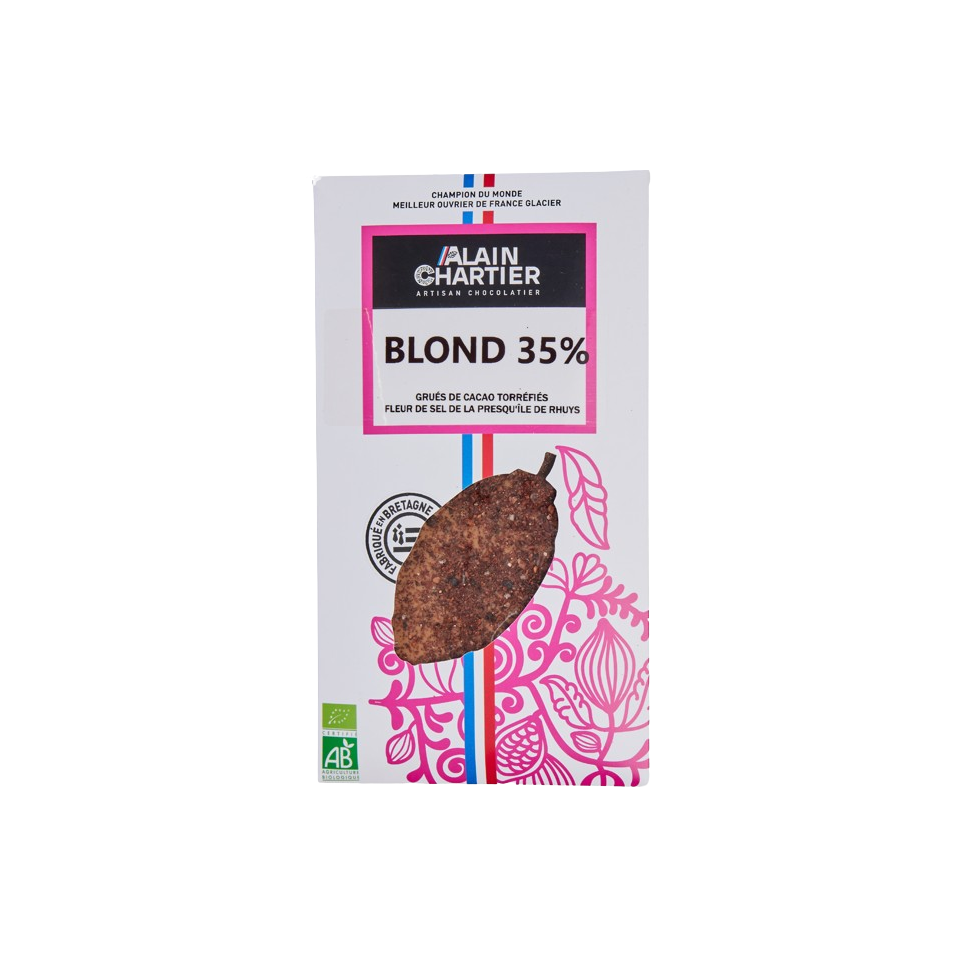 Blond 35% Fleur de Sel Grué Cacao